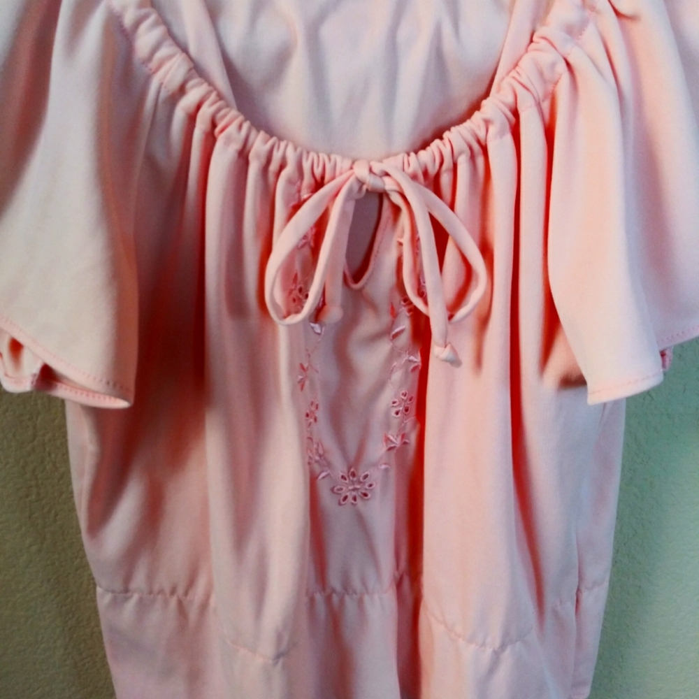 Peach Vintage blouse, Sm